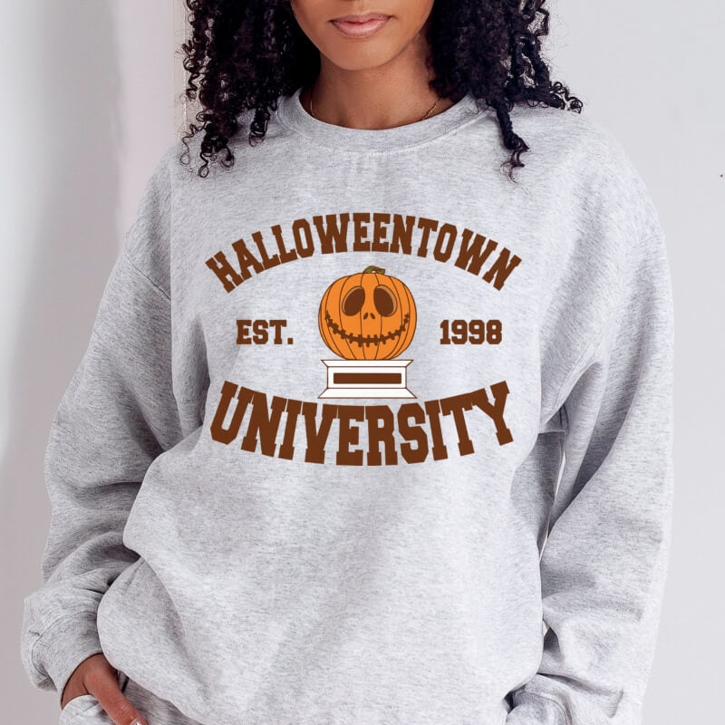 Halloween Style Print Ghost Sweatshirt